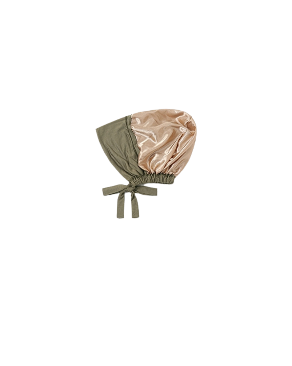 Olive Noir Silk-Lined Undercap