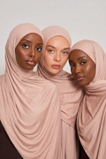 Bare Blush Jersey Hijab