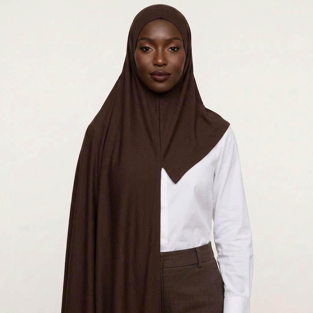 Mocha Noir Instant Hijab
