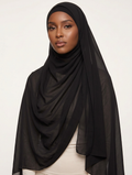 Onyx Luxe Chiffon Hijab