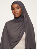 Graphite Luxe Chiffon Hijab
