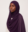 Royal Amethyst Chiffon Hijab