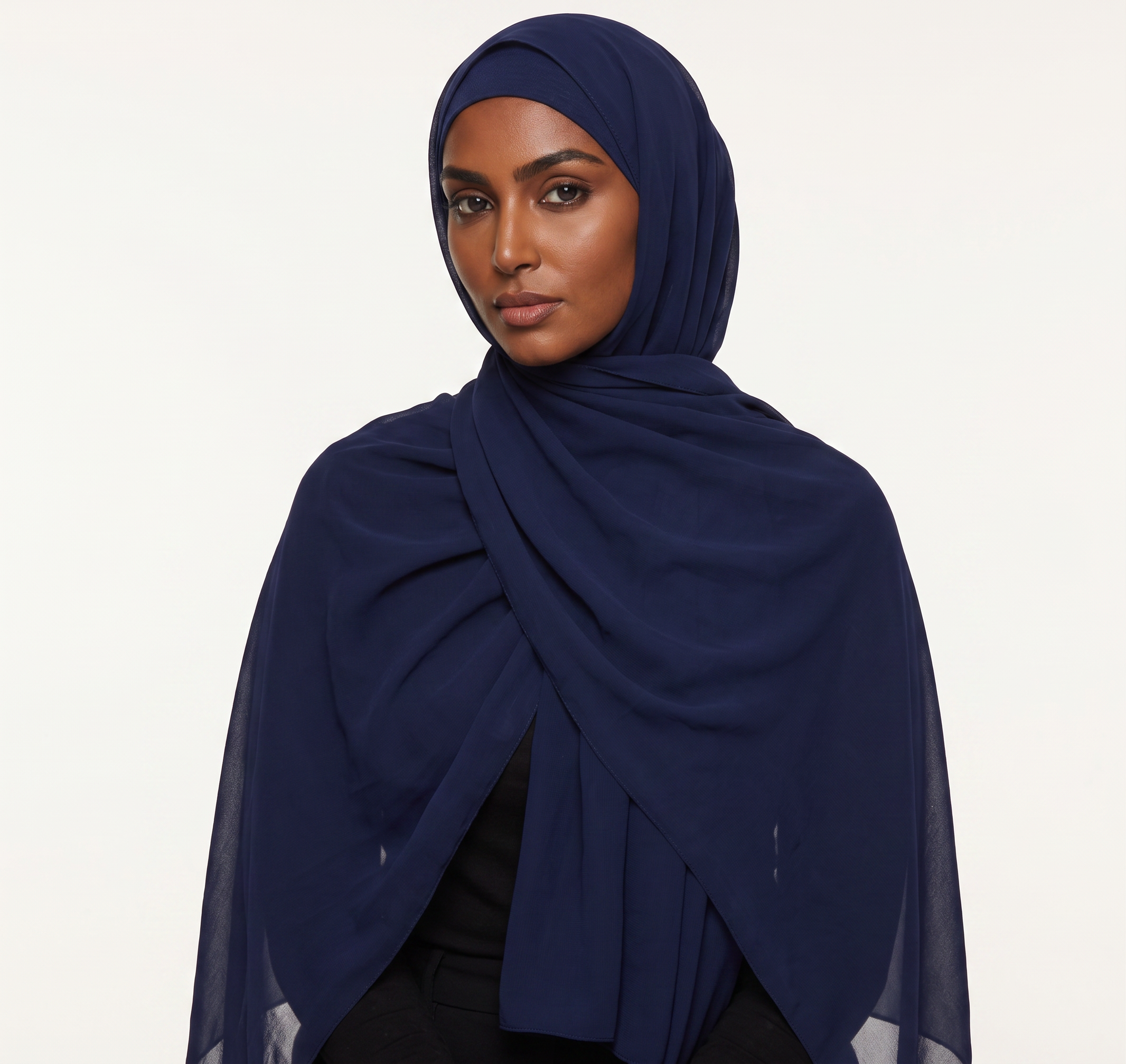 Monaco Bleu Chiffon Hijab