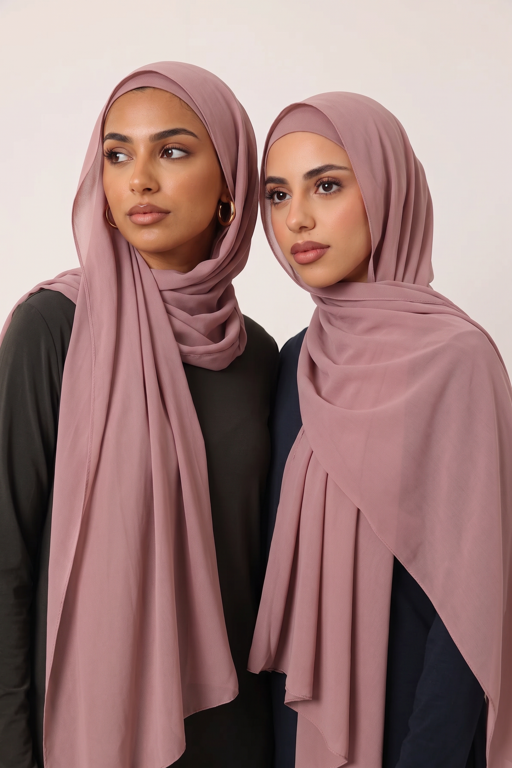 Antique Rose Chiffon Hijab