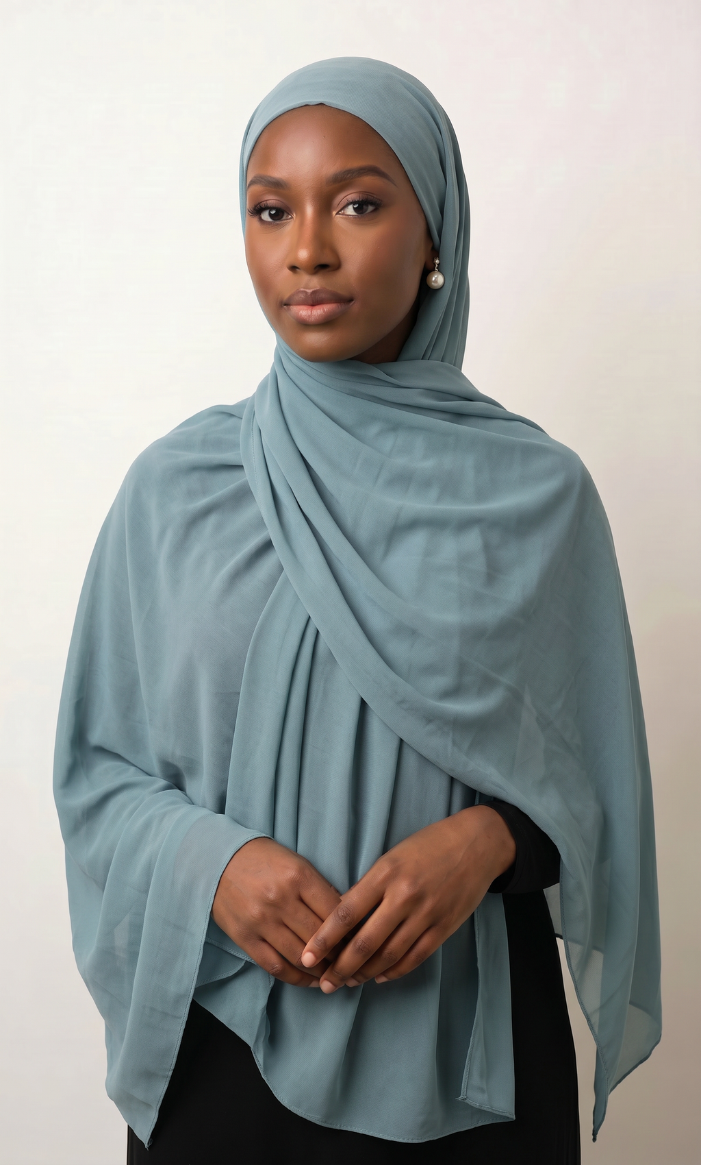 Eucalyptus Silk Chiffon Hijab