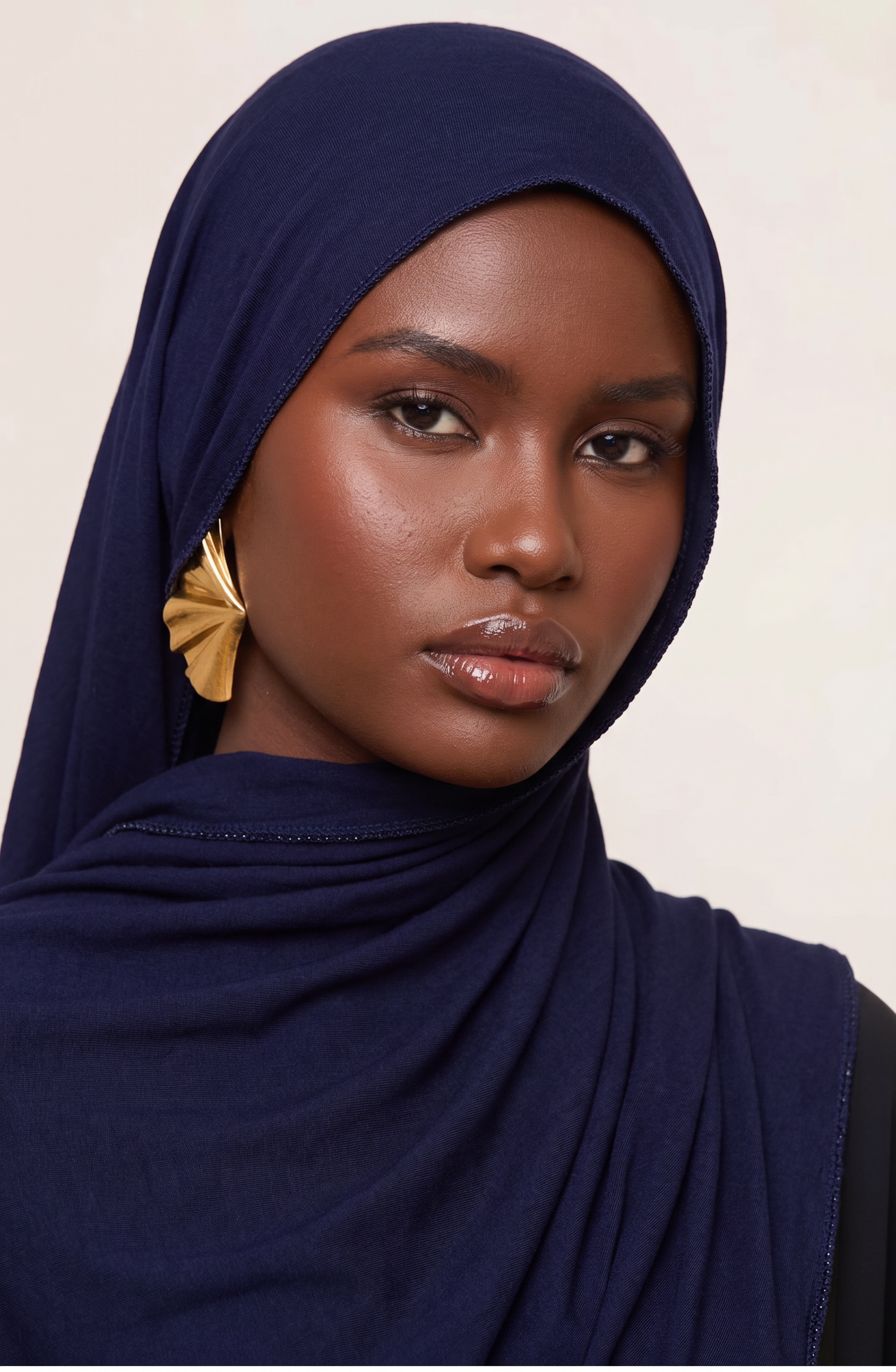 Midnight Blue Sapphire Modal Hijab
