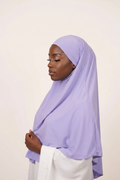 Lavender Veil Luxury Crystal Hemp Khimar