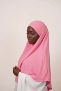 Rose Blush Luxury Crystal Hemp Khimar