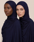 Midnight Blue Sapphire Modal Hijab