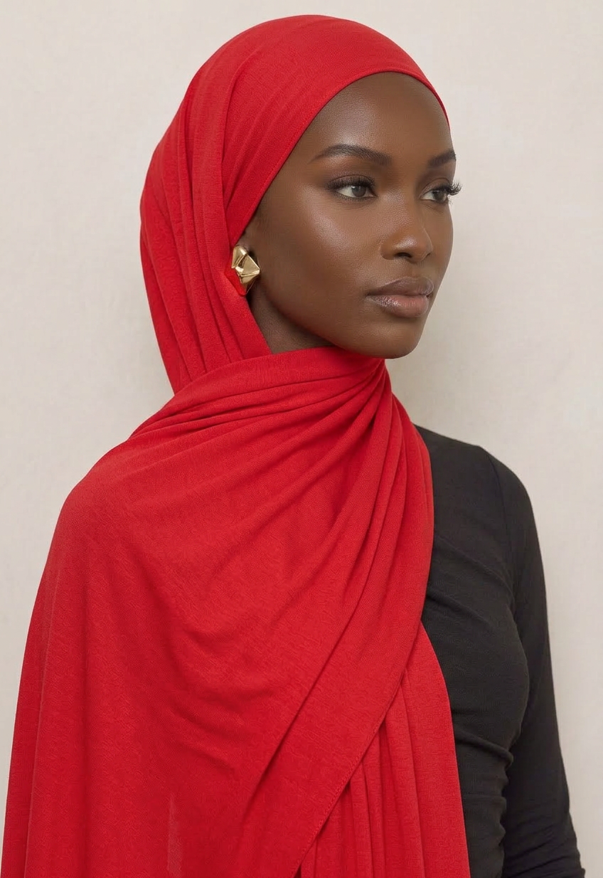 Garnet Luxe Jersey Hijab