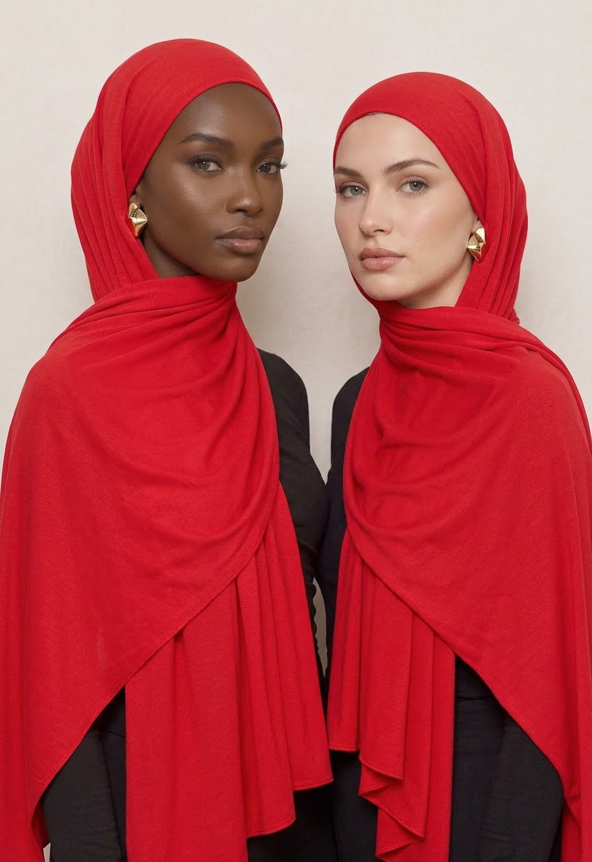 Garnet Luxe Jersey Hijab
