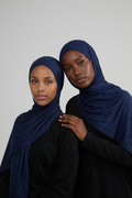 Midnight Navy Jersey Hijab