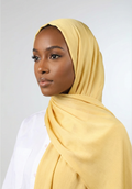Butter Creme Silk Crepe Crinkle Hijab