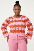 Petal Bloom Knit Sweater