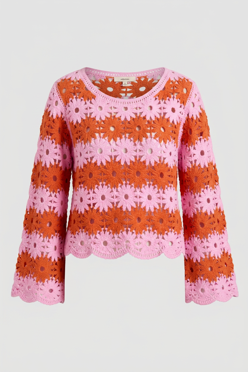 Petal Bloom Knit Sweater