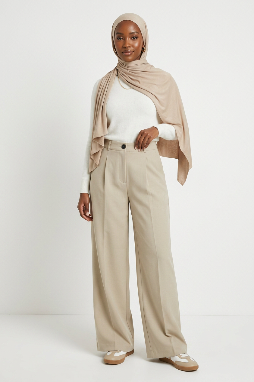 The Tailored Wide-Leg Pants
