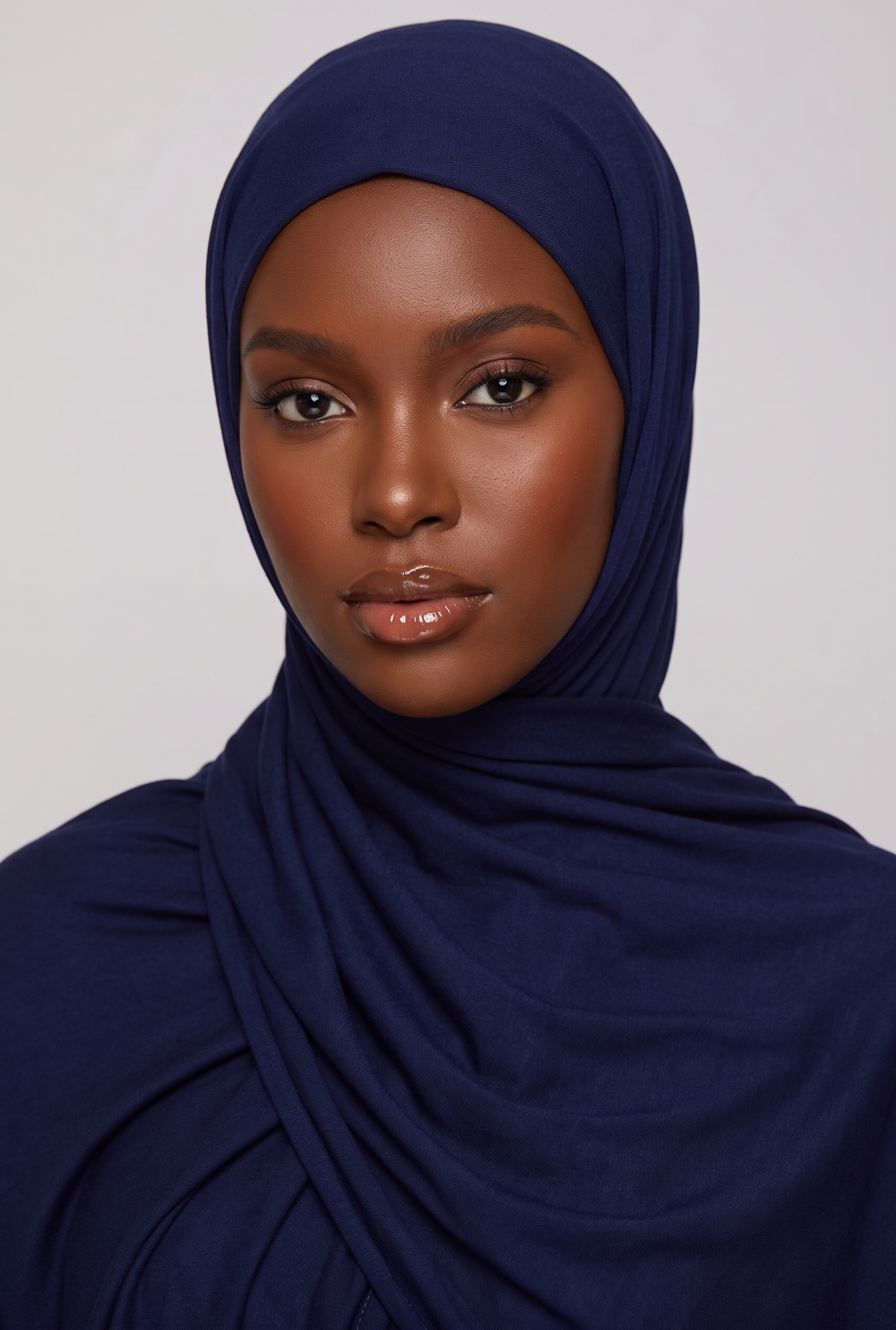 Midnight Blue Sapphire Modal Hijab