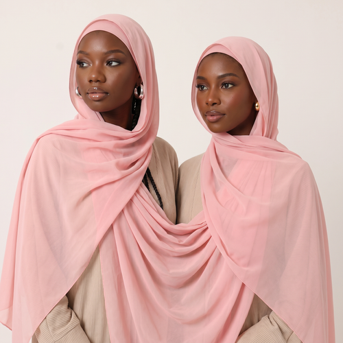 Ballet Rose Chiffon Hijab