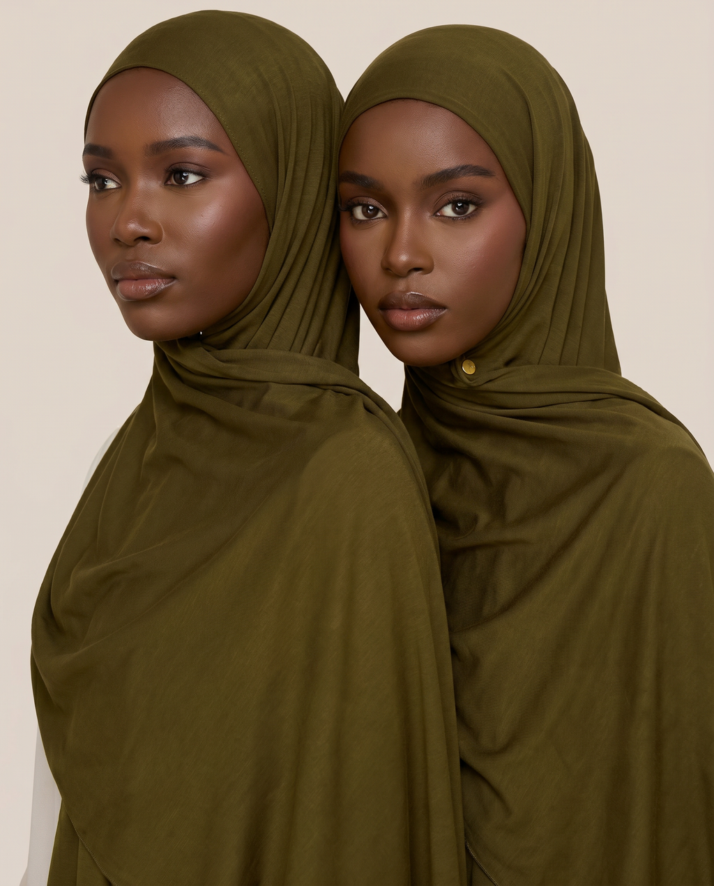 Olive Noir Modal Hijab