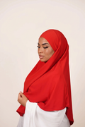 Crimson Rouge Luxury Crystal Hemp Khimar